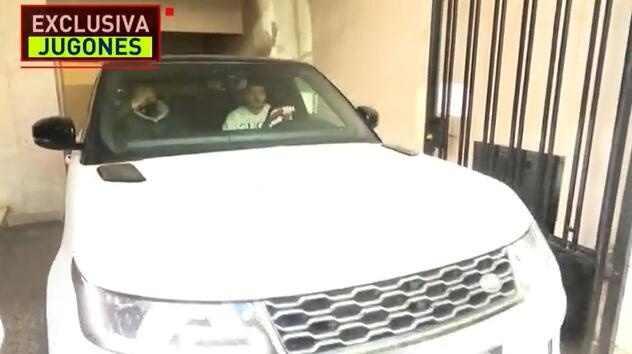 六台:帕雷德斯在马德里陪同梅西去医院,德保罗开车接送