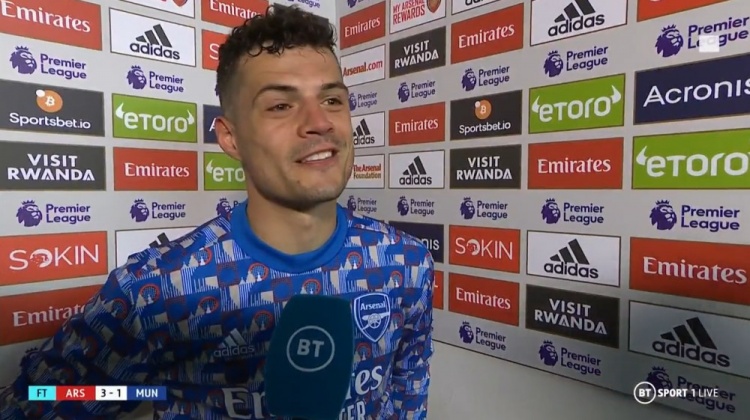 扎卡：我很喜欢对阵曼联进球 对手罚丢点球今天帮助了我们