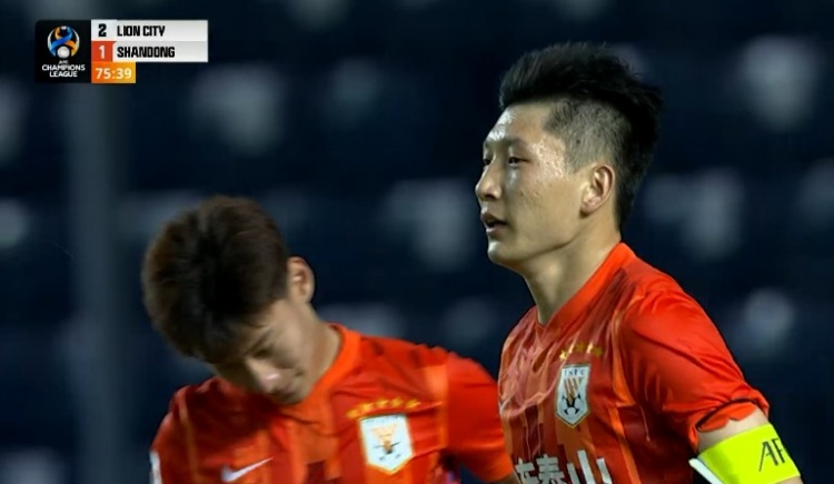 中国球队亚冠首球！山东卢永涛罚进点球获本届亚冠中国球队第1球
