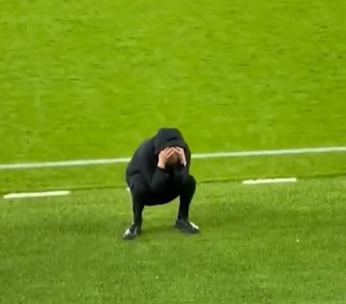 本泽马勺子点球命中助皇马紧咬比分,瓜迪奥拉抱头捂脸蹲下