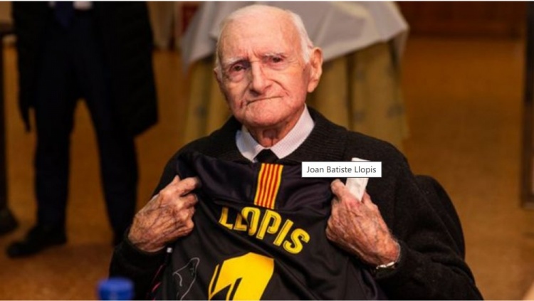 每体：最长寿的前巴萨球员洛皮斯去世，享年106岁
