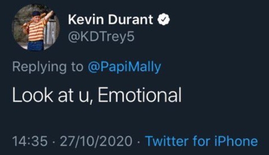 篮言篮语?|杜兰特推特对线语录