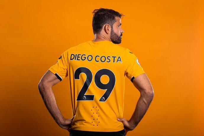 美颜归来！官方：33岁迭戈-科斯塔加盟狼队，签约至赛季结束