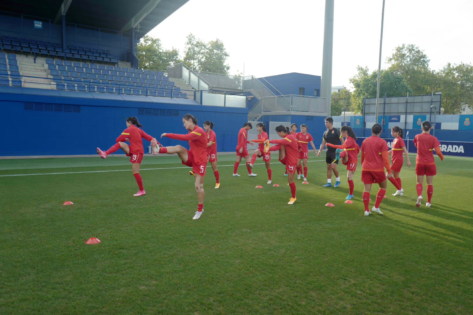 教学赛：中国U17女足4-1西班牙人U19女足