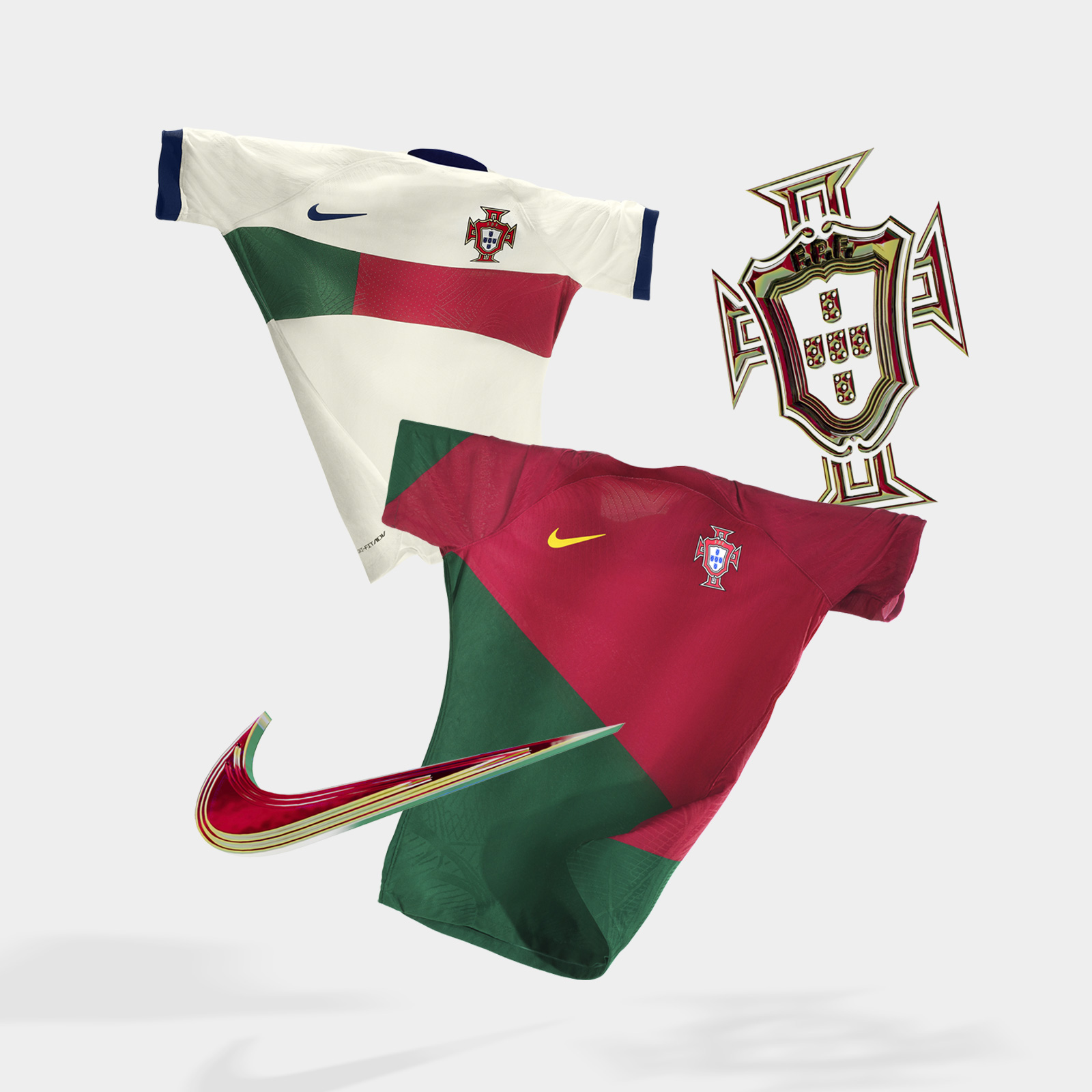?是时候掏腰包了！葡萄牙发布世界杯主客场球衣：C罗、B费出镜