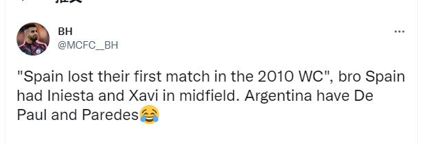 热议阿根廷爆冷失利：2010年西班牙第一场也输了...