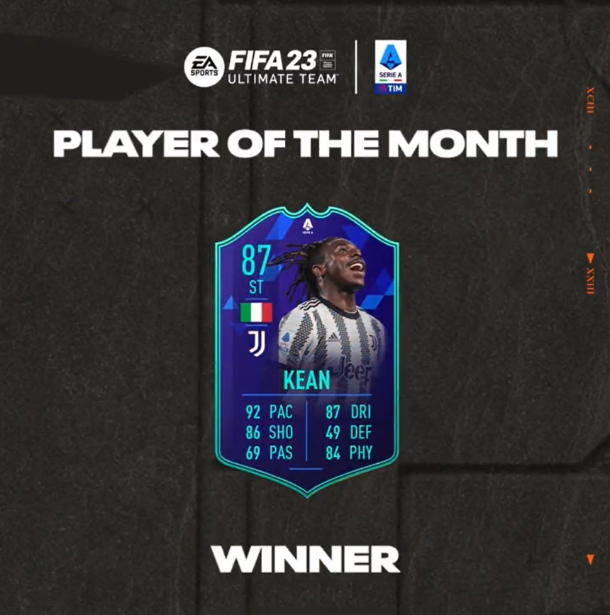 【球盟会】2场3球，官方：小基恩当选意甲11月最佳球员