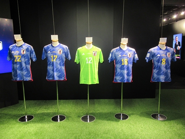 日本队世界杯球衣在日本足球博物馆展出 权田修一将举办谈话活动