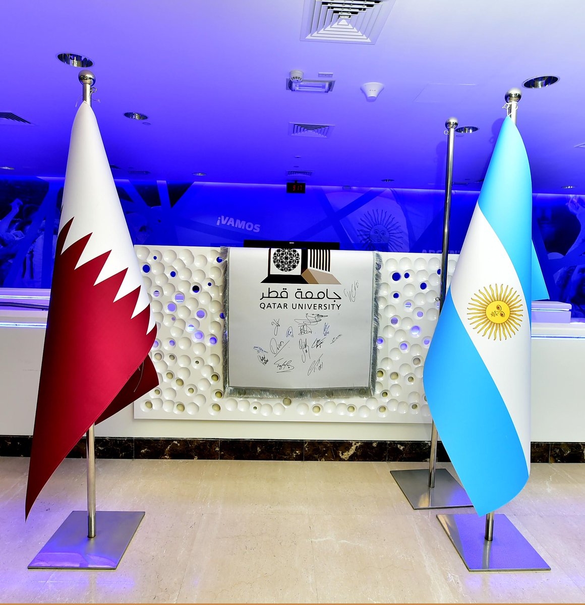 卡塔尔大学将梅西在世界杯期间居住的房间改造成小型博物馆