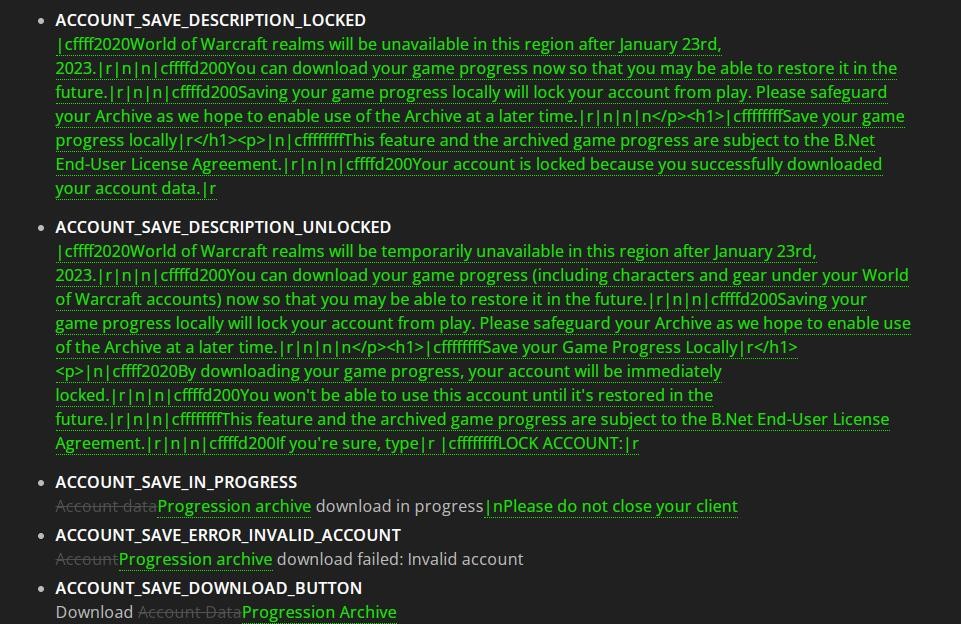 《魔兽世界》国区关服已成定局:玩家需自己本地保存游戏数据