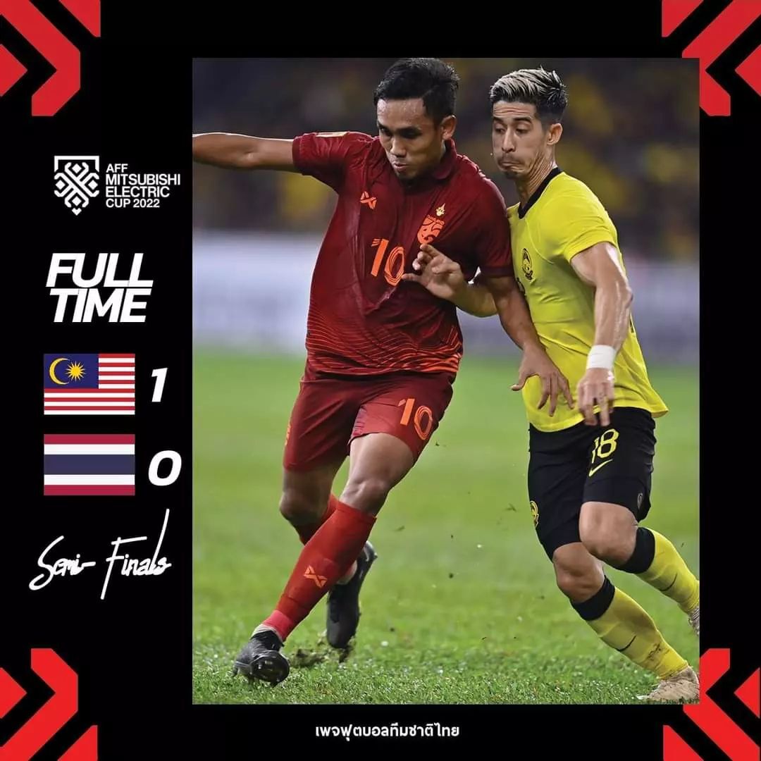 东南亚足球锦标赛半决赛首回合:印尼0-0越南,马来西亚1-0泰国