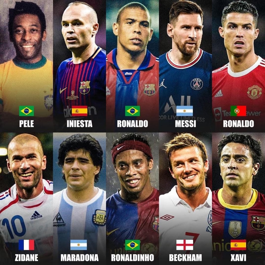 你知道的第一位球员是谁？谁是你的足球情人？