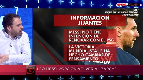 西班牙媒体人：巴萨方面消息告诉我，目前梅西回归巴萨是不可能的