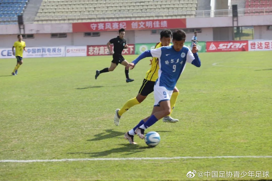 今天中国足协青少年足球锦标赛交叉赛各自进行，U18组展开4场对决