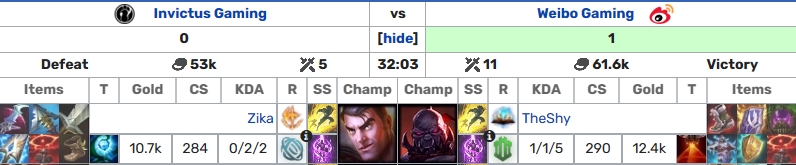 对老东家毫不留情 Theshy离开iG后 达成对iG的三战全胜