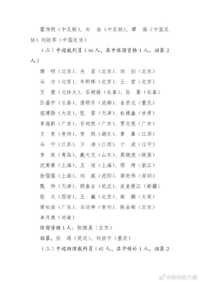 鸿门宴？！抓人？足协开裁判培训班，46名中超裁判多少能到位？