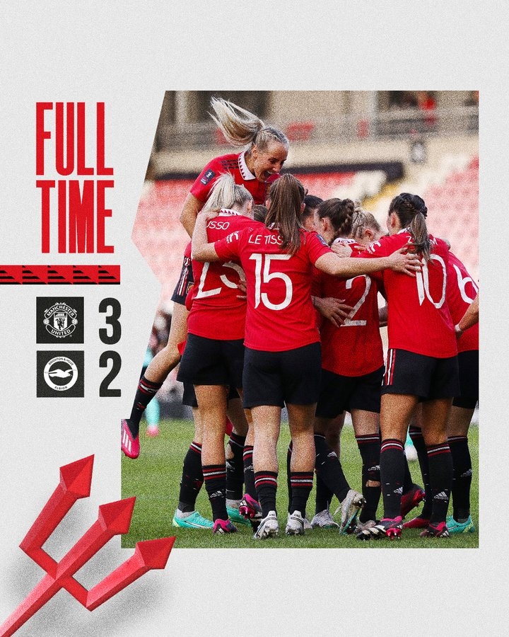 给男足打个样!战胜布莱顿,曼联女足队史首次闯进足总杯决赛