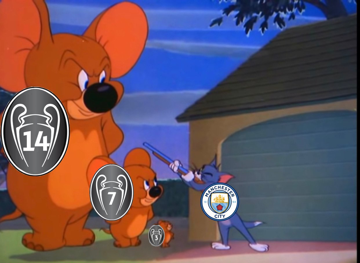 今日趣图:大哥欧冠、二哥足总杯、三弟联赛,原来曼城人称吕布