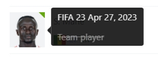 紧跟时事❓FIFA23在最近更新中，删除了马内的团队球员特性?