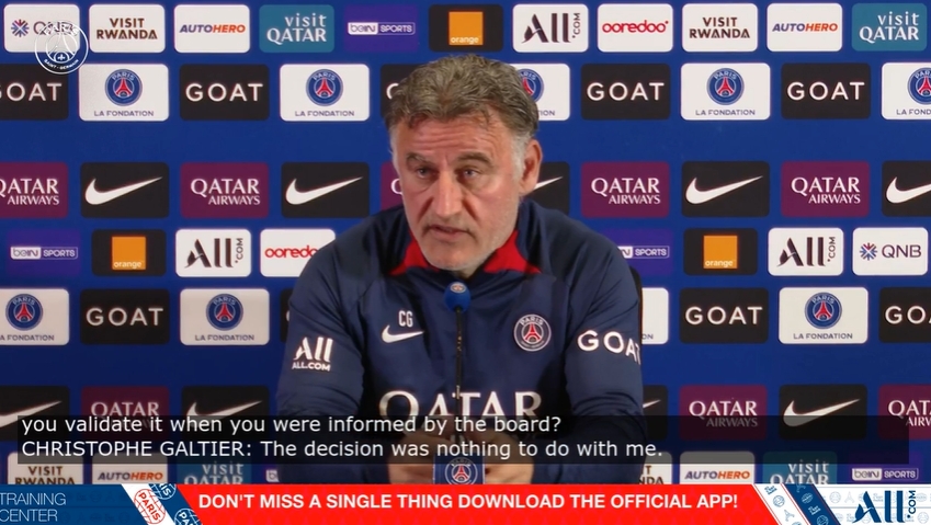 加尔蒂:梅西被内部停赛与我无关,我只是被告知这一决定