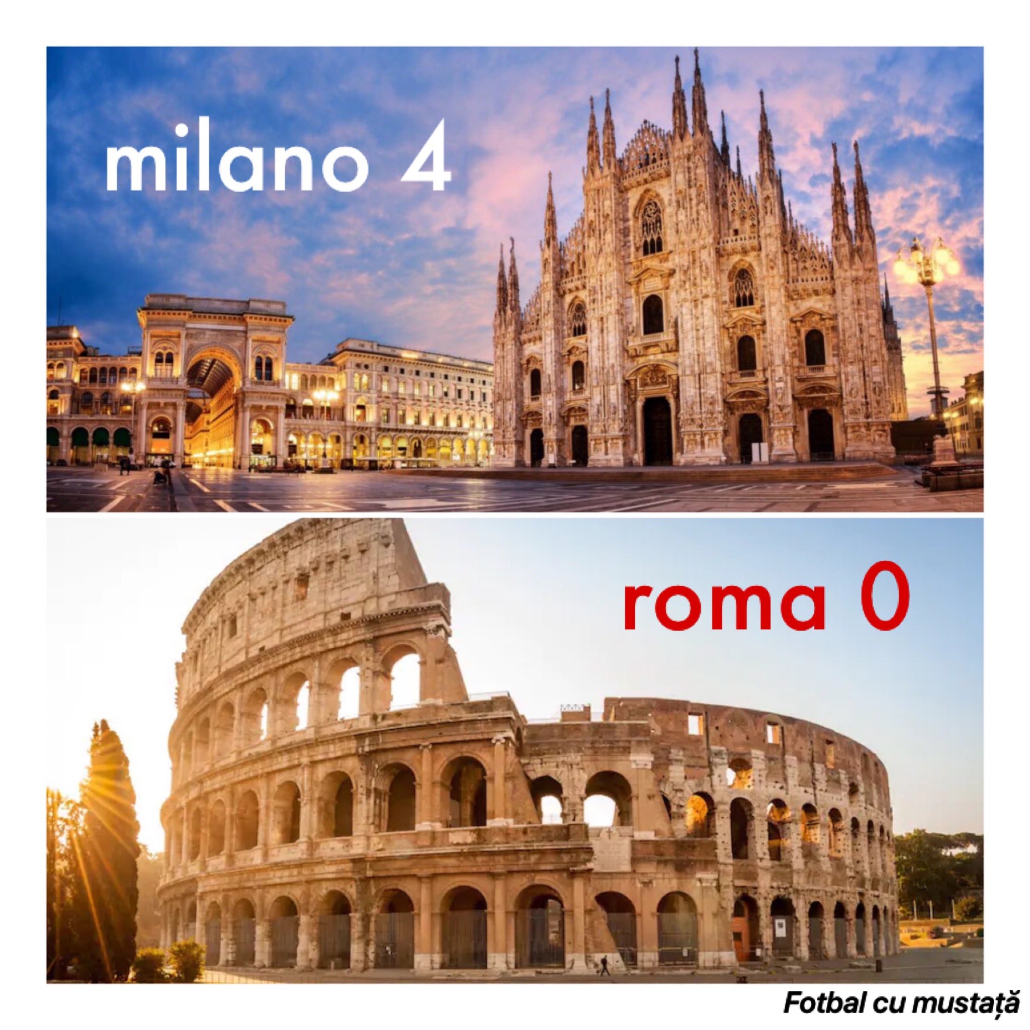 ?米兰城4-0罗马城！米兰双雄都以2-0的比分击败罗马双雄