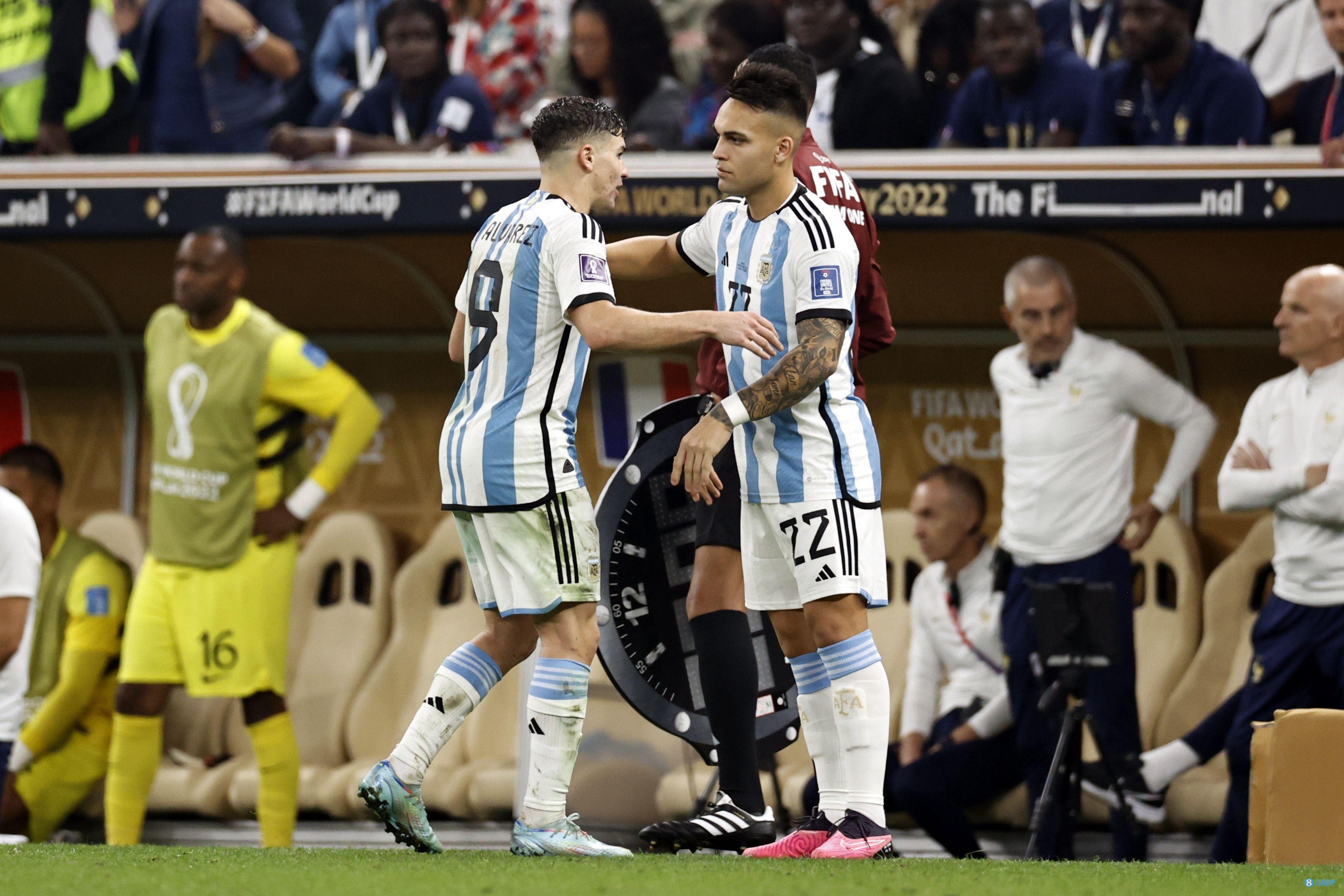低迷！劳塔罗&阿尔瓦雷斯2023年还没在阿根廷进球或助攻