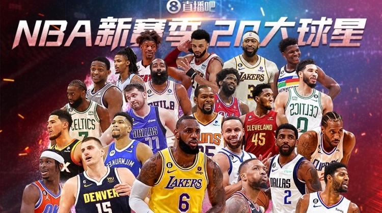 NBA新赛季20大球星评选揭晓