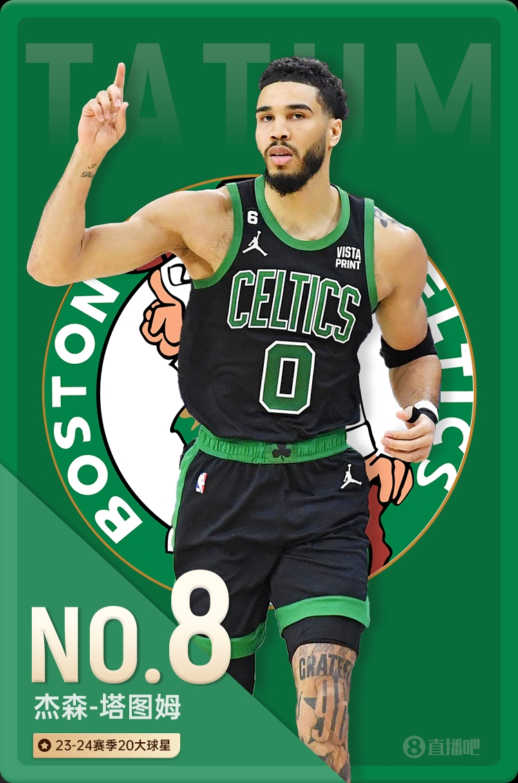 ?NBA新赛季20大球星之No.8：塔图姆☘️