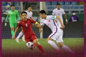 国足上次对阵越南，是去年大年初一世预赛1-3输球