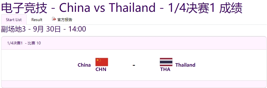 亚运《刀塔》明日预告：八强赛14点中国队vs泰国队