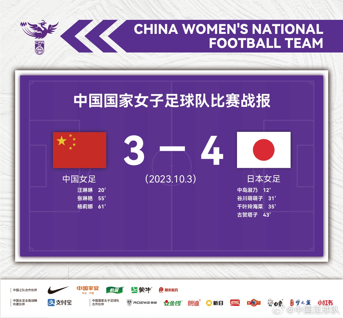 亚运会女足半决赛，中国女足3-4负于日本女足，无缘决赛