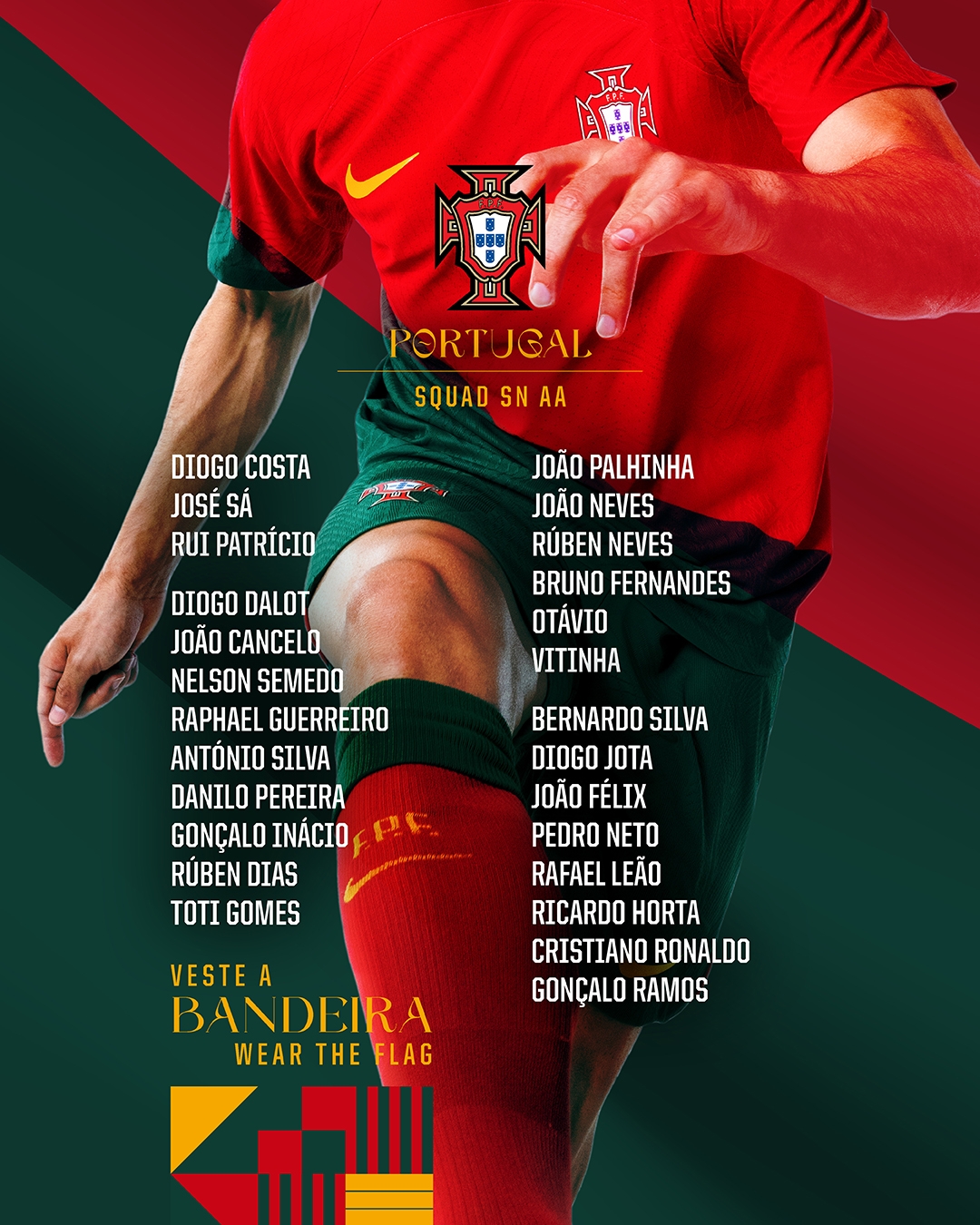 葡萄牙新一期大名单：C罗、B费、B席领衔，菲利克斯、莱奥入选