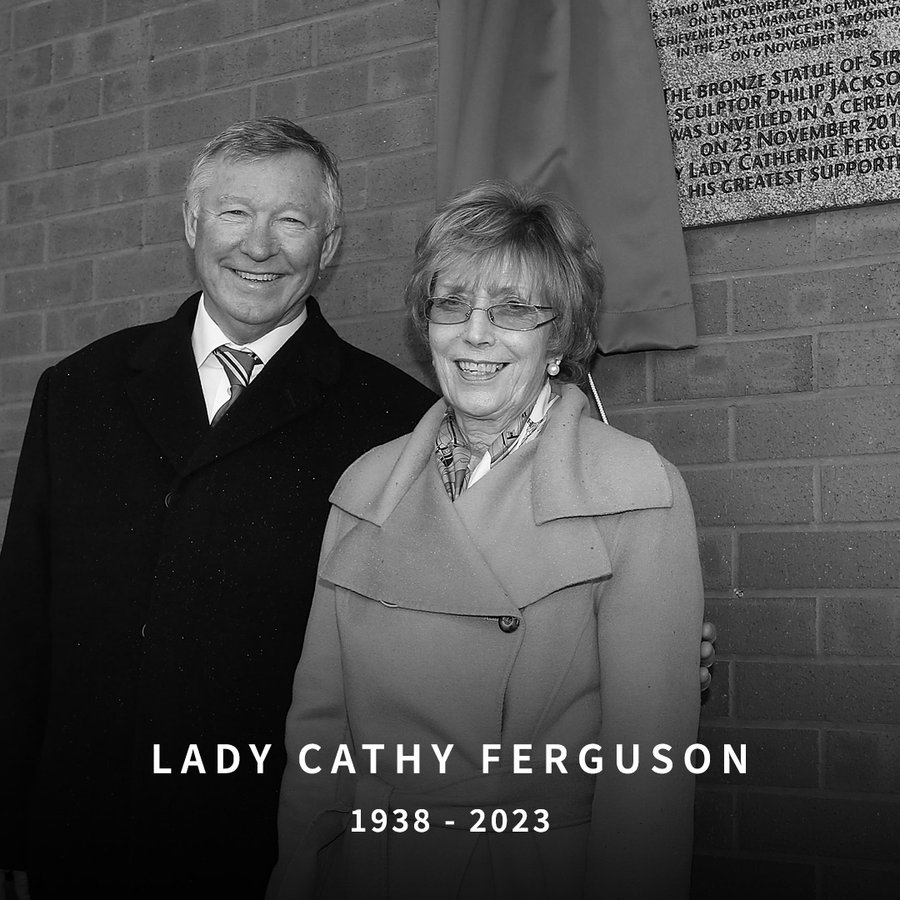 R.I.P. 弗格森家族讣告：弗格森的夫人凯茜去世，享年84岁