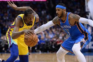 NBA前球员蒂格称杜兰特在单挑中更胜一筹