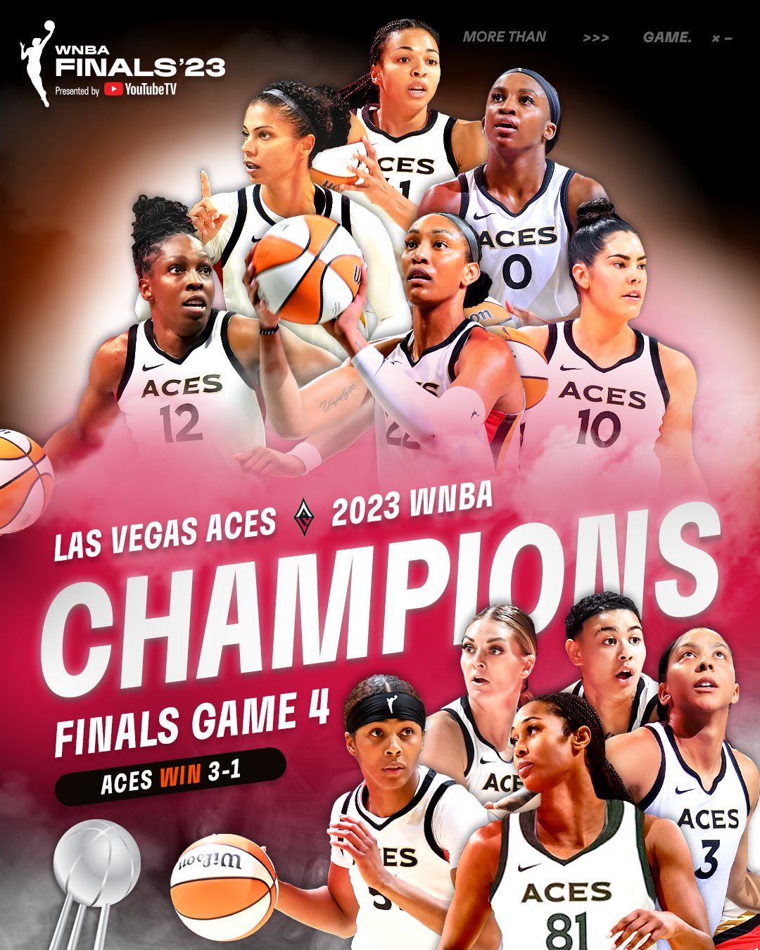 ?王牌3-1自由人卫冕WNBA总冠军 阿贾FMVP 韩旭无缘大满贯