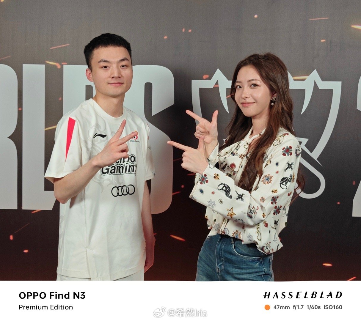 主持希然晒照：今天早起折腾半天惊觉昨天没发微博！