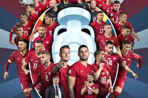 塞尔维亚队史首次晋级欧洲杯，成2024欧洲杯第17支获参赛资格球队