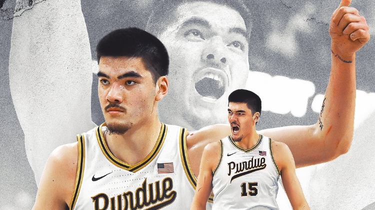 👀小姚明？NCAA扎克-埃迪爆砍25分14板3帽率队攻占冈萨加