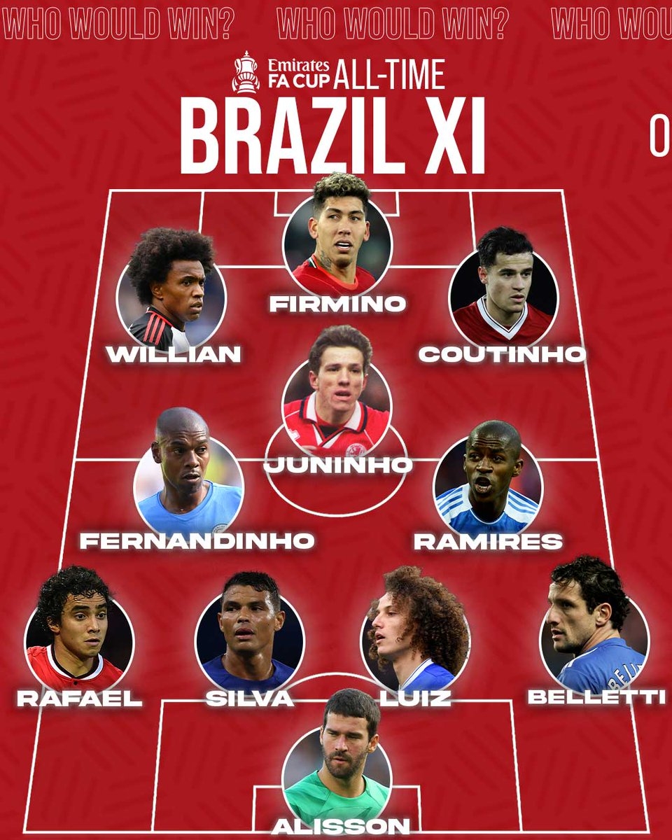 巴西联队vs阿根廷联队！足总杯官方：他们都处于巅峰，谁能取胜？