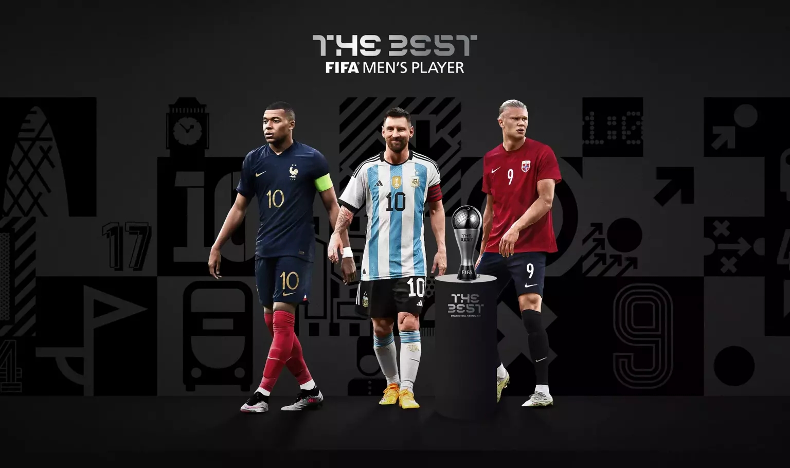 ?姆巴佩、梅西、哈兰德三选一！FIFA年度最佳球员三人候选揭晓
