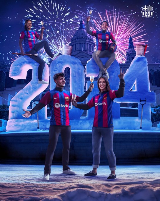 2024开启🎉欧洲足球界纷纷献祝福，来get属于你的一份！