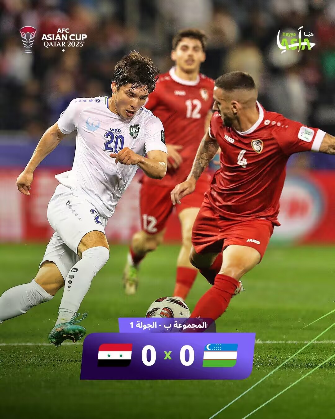 早报：国足亚洲杯首战0-0平塔吉克斯坦