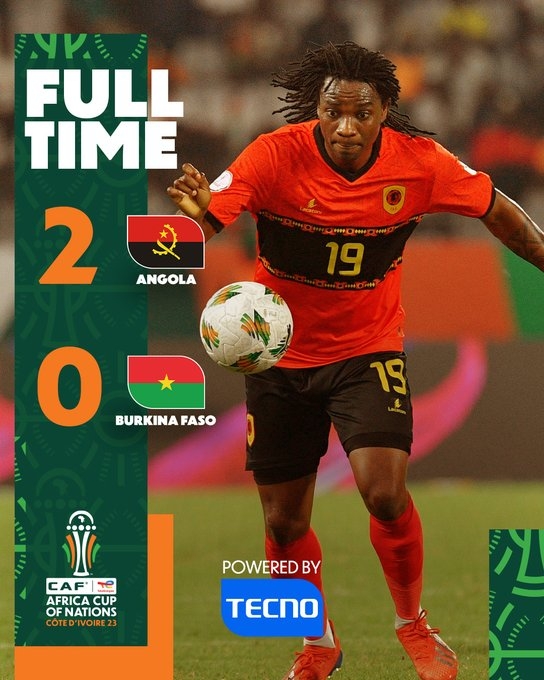 厉害！安哥拉总身价2225万欧非洲杯小组头名出线，FIFA排名117?