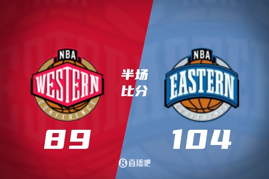 10人得分上双！全明星正赛上半场：东部104-89西部