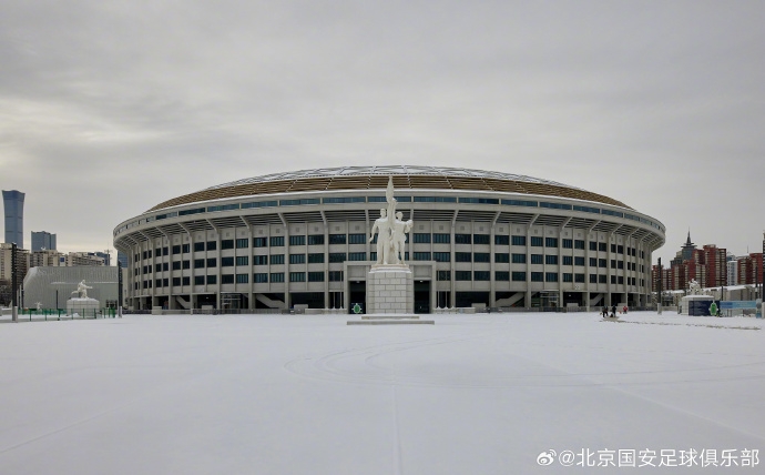北京下雪啦#今日工体❄️⛄️🌨