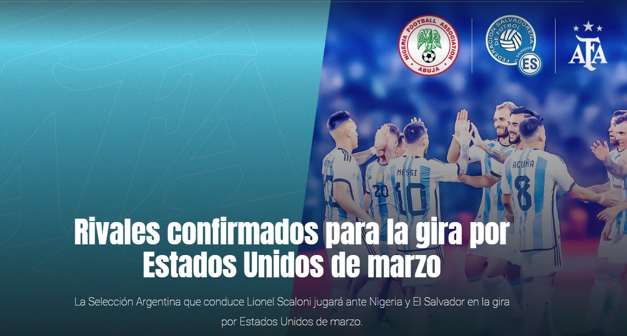 官方：阿根廷3月友谊赛移师至美国进行，比赛原定在中国进行
