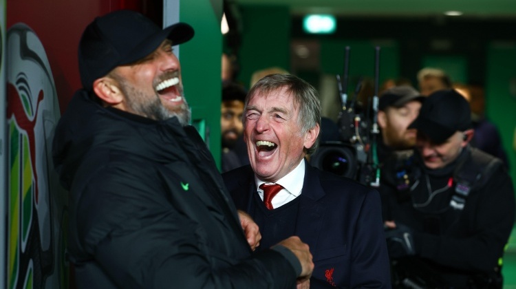 两代传奇😆利物浦联赛杯夺冠，克洛普与达格利什开怀大笑
