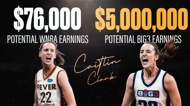 BIG3联赛向NCAA球星凯特琳-克拉克报价500万美元