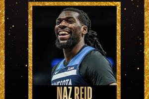 森林狼球员纳兹-里德当选NBA年度最佳第六人