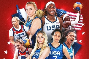 美国男篮公布巴黎奥运女子三人篮球名单